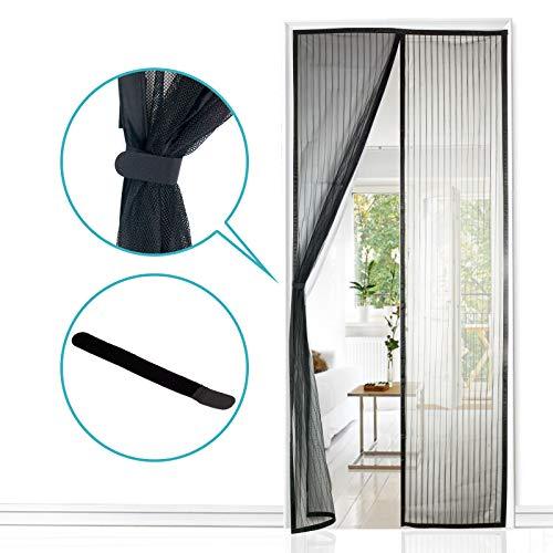 Apalus Magnet Fliegengitter Tür Insektenschutz 100x220cm, Der Magnetvorhang ist Ideal für die Balkontür, Kellertür und Terrassentür, Kinderleichte Klebemontage Ohne Bohren, Nicht Kürzbar Lifestyle-Webshop