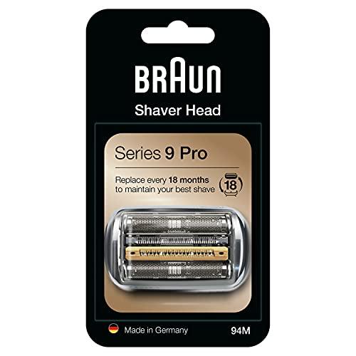 Braun Series 9 Pro Scherkopf, Elektrorasierer, Ersatzscherteil kompatibel mit Rasierer Herren Serie 9 Pro, 94M, chrom, 1er Pack Lifestyle-Webshop