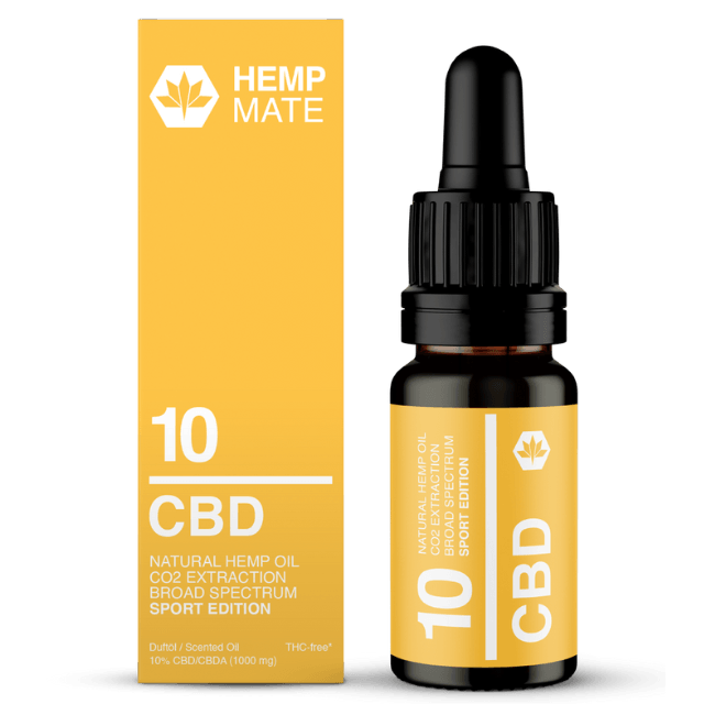 CBD Öl 10% THC-frei von HempMate in der Sport Edition mit 1000mg CBD Lifestyle-Webshop