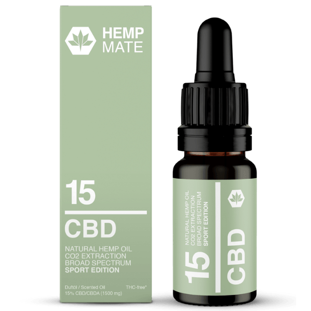 CBD Öl 15% THC-frei von HempMate in der Sport Edition mit 1500mg CBD Lifestyle-Webshop