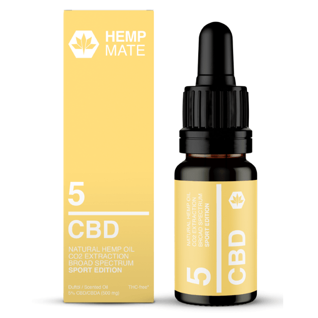 CBD Öl 5% THC-frei von HempMate in der Sport Edition mit 500mg CBD Lifestyle-Webshop