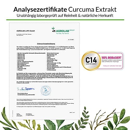 Curcuma Extrakt - 90 Kapseln - Curcumingehalt EINER Kapsel entspricht ca. 10.000mg Kurkuma - Hochdosiert aus 95% Extrakt - Laborgeprüft, vegan und in Deutschland produziert Lifestyle-Webshop