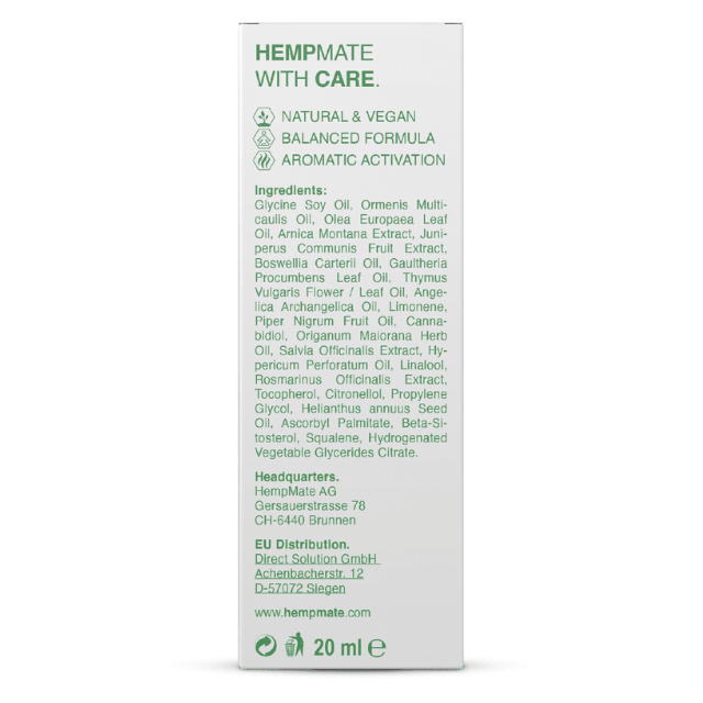 HempMate Joint Relief Oil - Entspannung für Stresszonen Lifestyle-Webshop