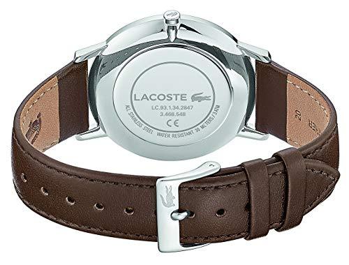 Lacoste Herren Analog Quarz Uhr mit Leder Armband 2011002 Lifestyle-Webshop