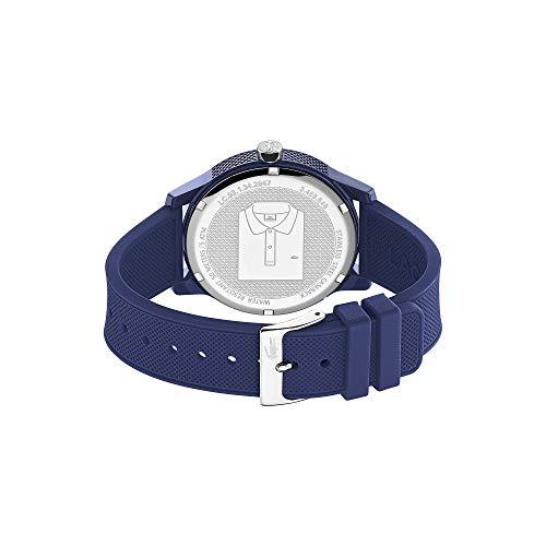 Lacoste Herren Analog Uhr Leisure mit Silikon Armband Lifestyle-Webshop