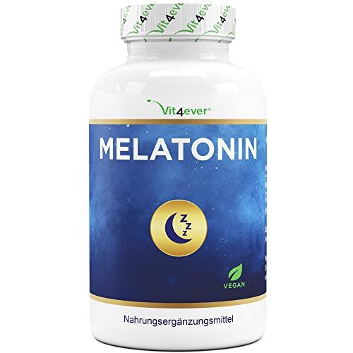 Melatonin - 365 Tabletten - 0,5 mg pro Tagesdosis - Laborgeprüft - Ohne unerwünschte Zusätze - Hochdosiert - Vegan Lifestyle-Webshop