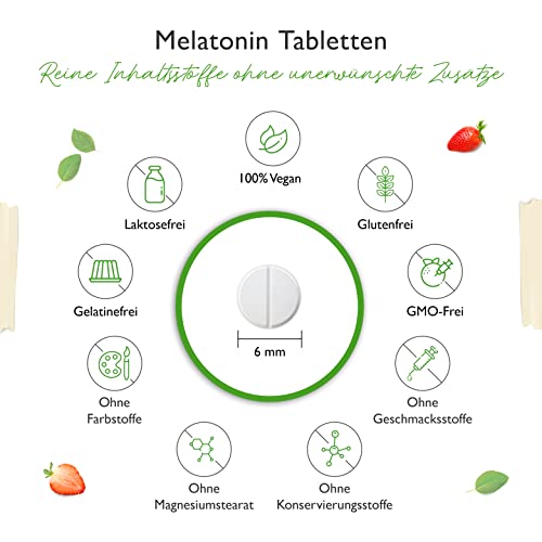 Melatonin - 365 Tabletten - 0,5 mg pro Tagesdosis - Laborgeprüft - Ohne unerwünschte Zusätze - Hochdosiert - Vegan Lifestyle-Webshop